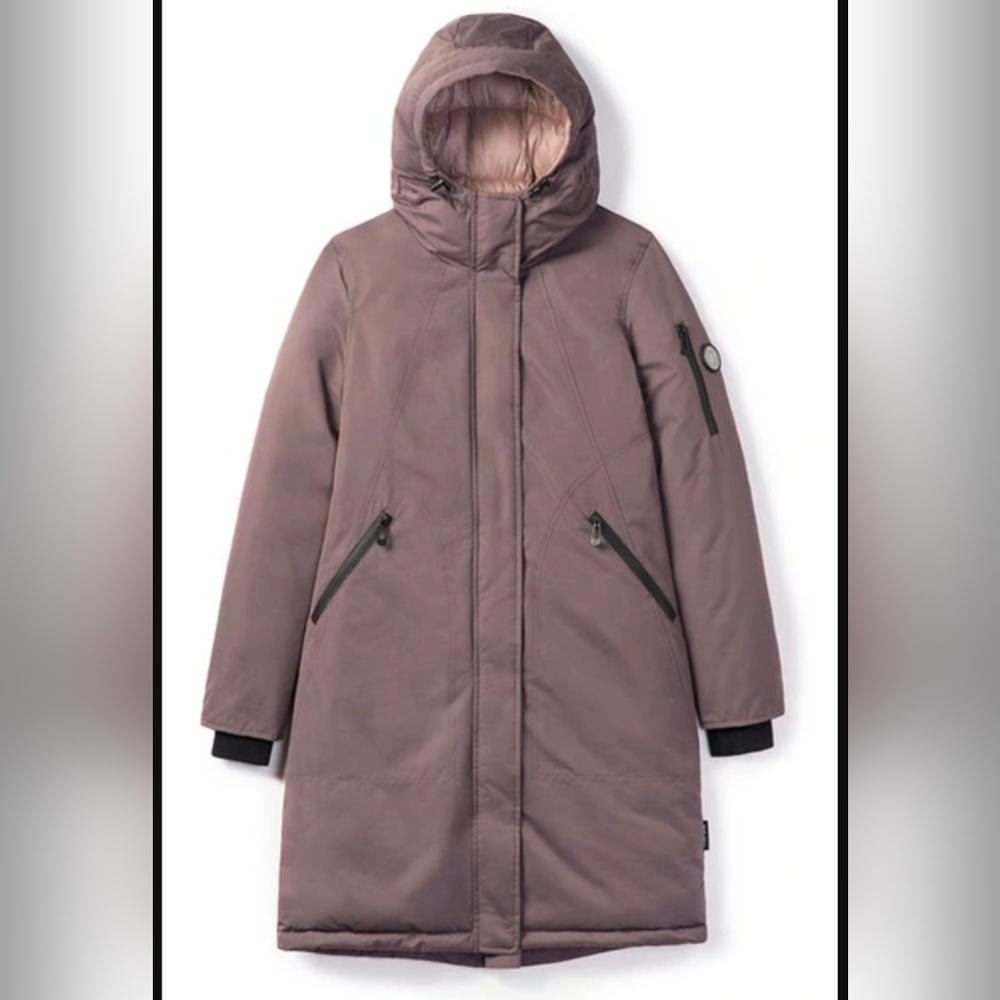 Noize Brinley Insulated Parka in Army Green
